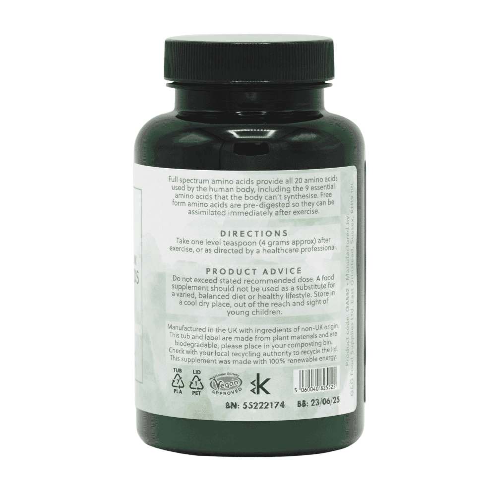 Full Spectrum Amino Acids Free Form 200g