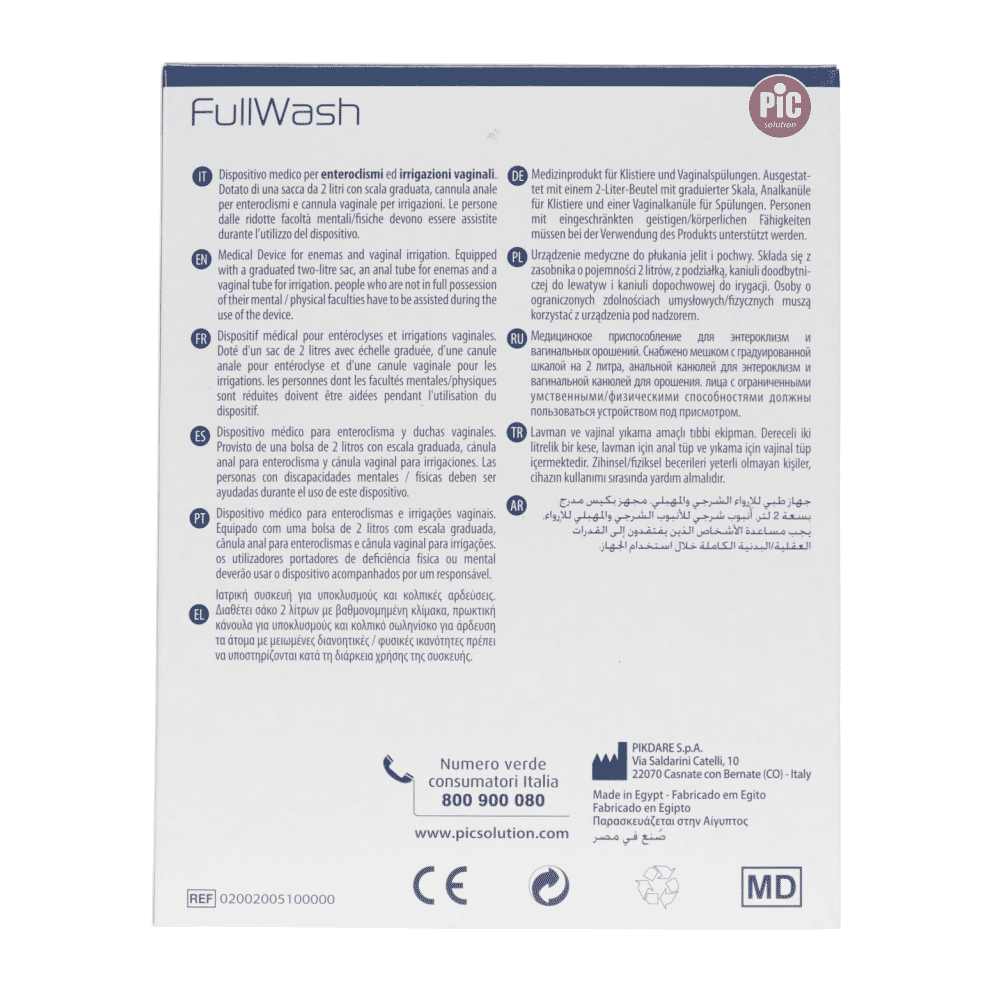 Fullwash Enema Kit (Enteroclisma) 2 Litre
