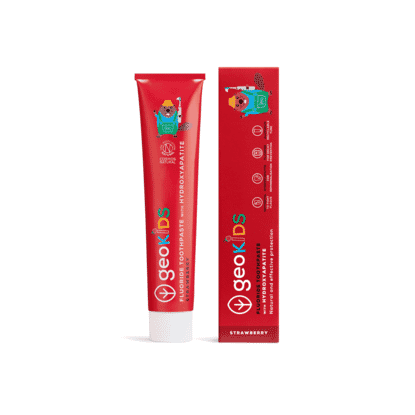 Kids Fluoride toothpaste with hydroxyapatite - Strawberry 75ml