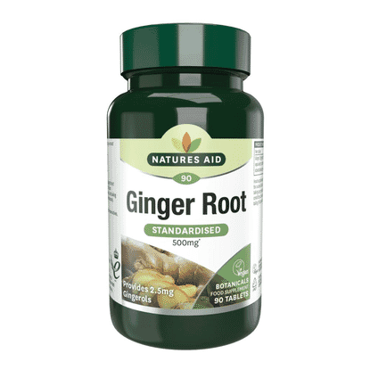 Ginger Root (Standardised) 500mg 90s