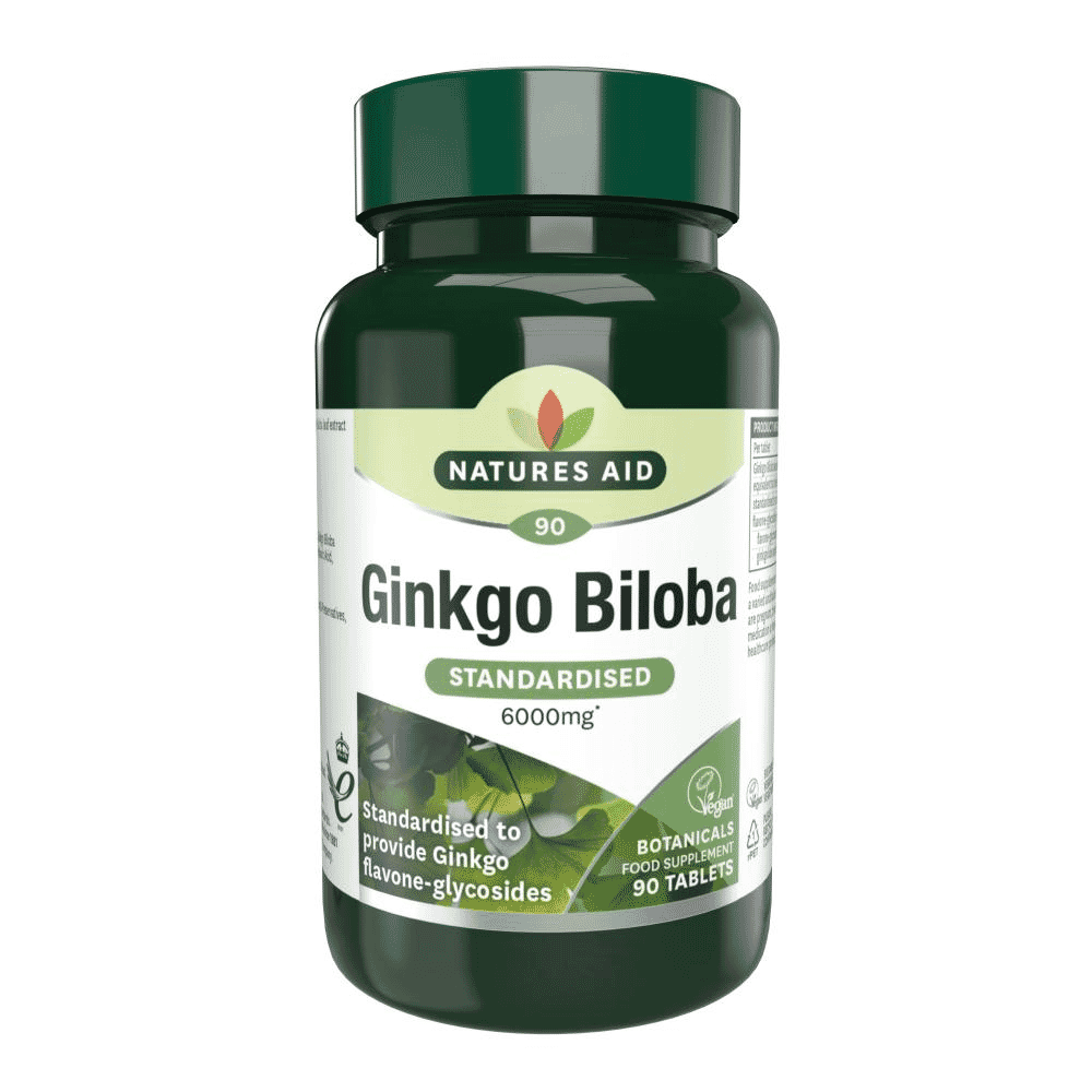 Ginkgo Biloba (Standardised) 6000mg 90s