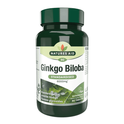 Ginkgo Biloba (Standardised) 6000mg 90s