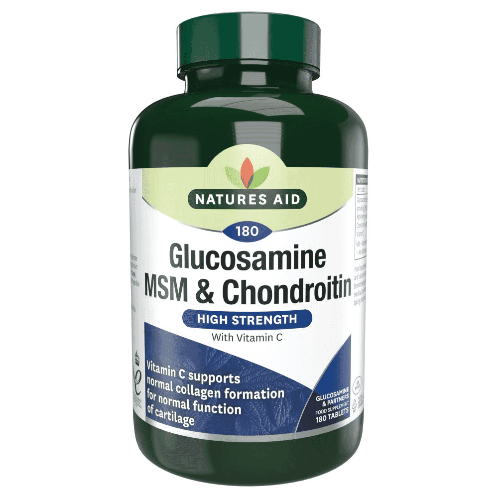 Glucosamine MSM & Chondroitin (High Strength) with Vitamin C 180s