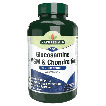 Glucosamine MSM & Chondroitin (High Strength) with Vitamin C 180s