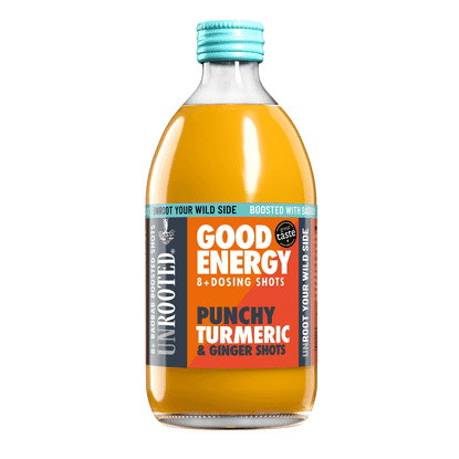 Good Energy 8+ Dosing Punchy Turmeric & Ginger Shot 500ml SINGLE