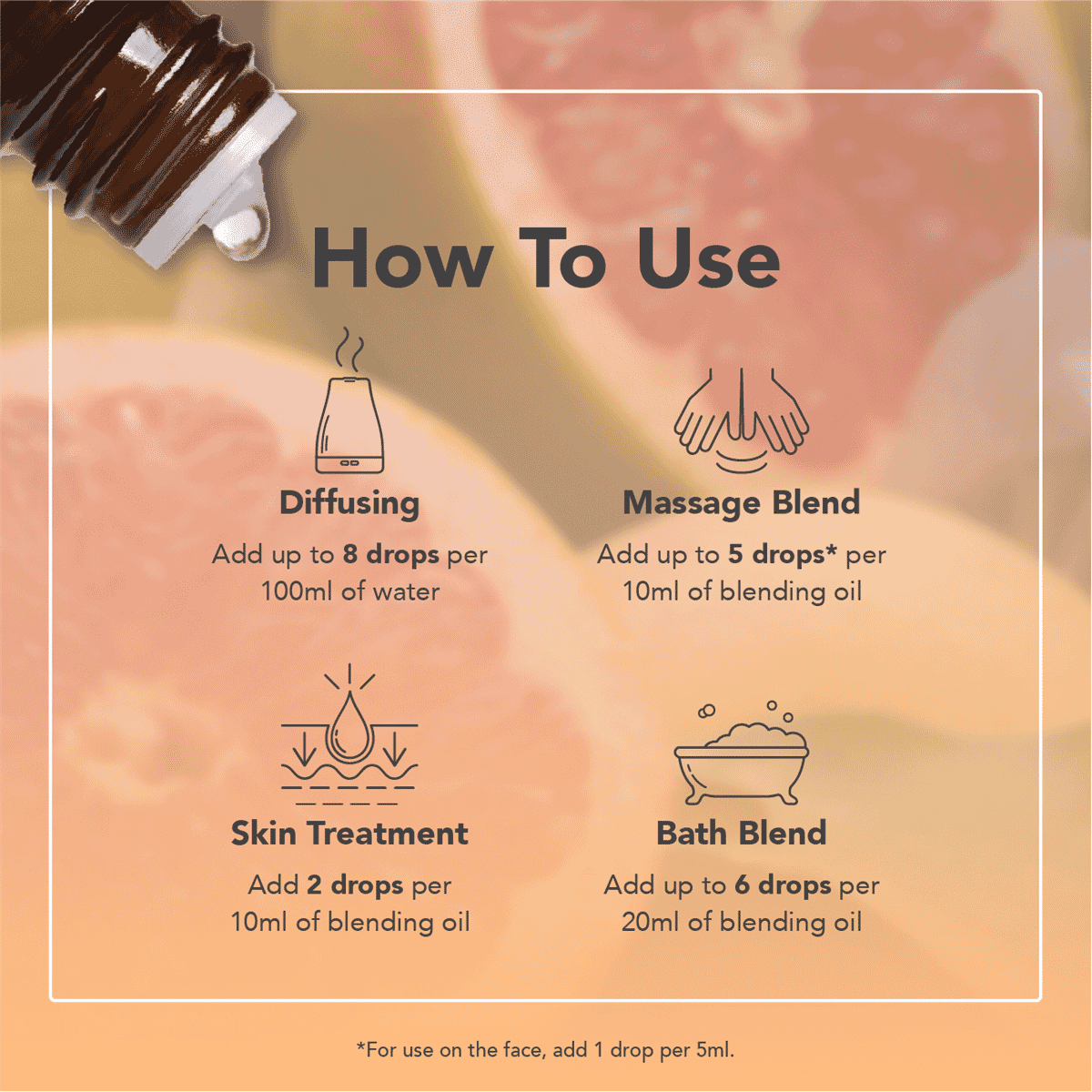 Grapefruit Organic Pure Essential Oil 9ml