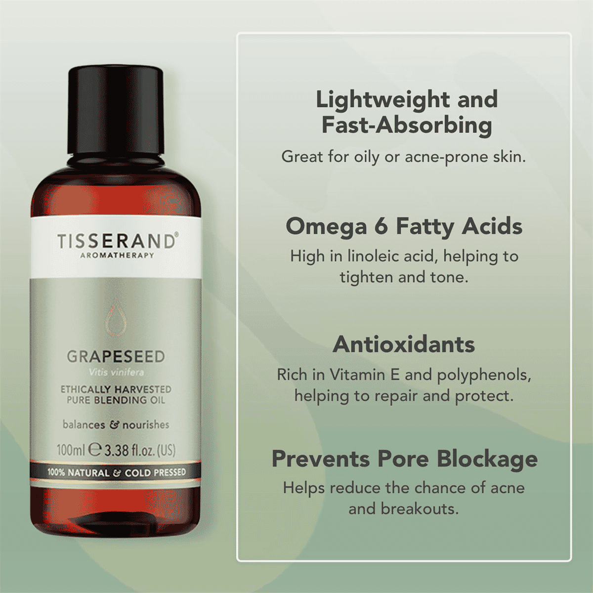Grapeseed Ethically Harvested Pure Blending Oil 100ml