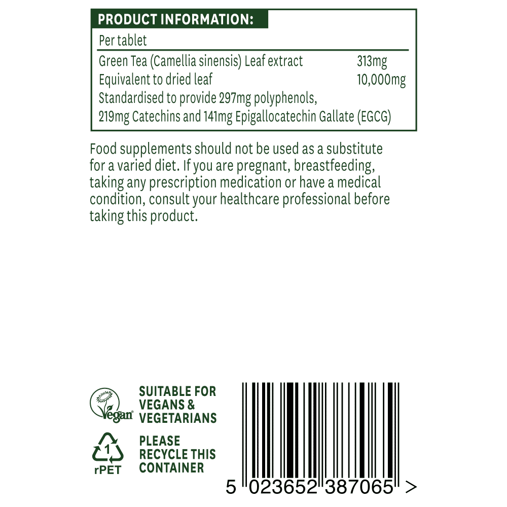 Green Tea (Standardised) 10,000mg 60s