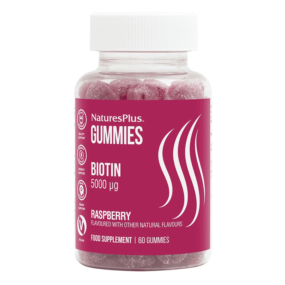 Gummies Biotin 5000ug Raspberry 60s