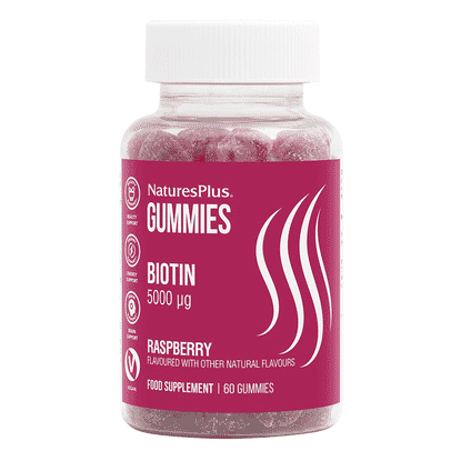 Gummies Biotin 5000ug Raspberry 60s