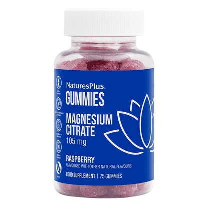 Gummies Magnesium Citrate 105mg Raspberry 75s