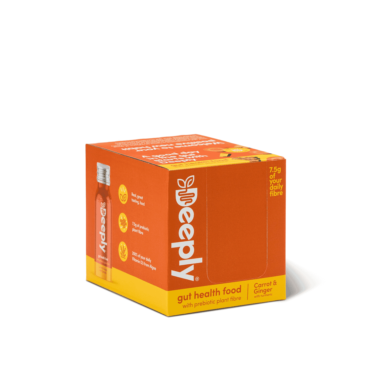 Gut Health Food Carrot & Ginger with Turmeric 12x65ml CASE