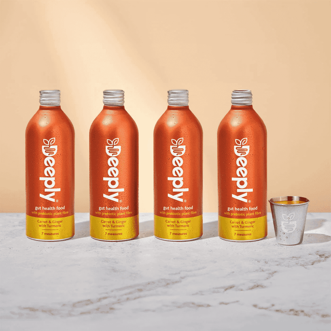 Gut Health Food Carrot & Ginger with Turmeric 4x455ml CASE