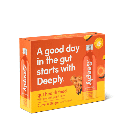 Gut Health Food Carrot & Ginger with Turmeric 4x455ml CASE