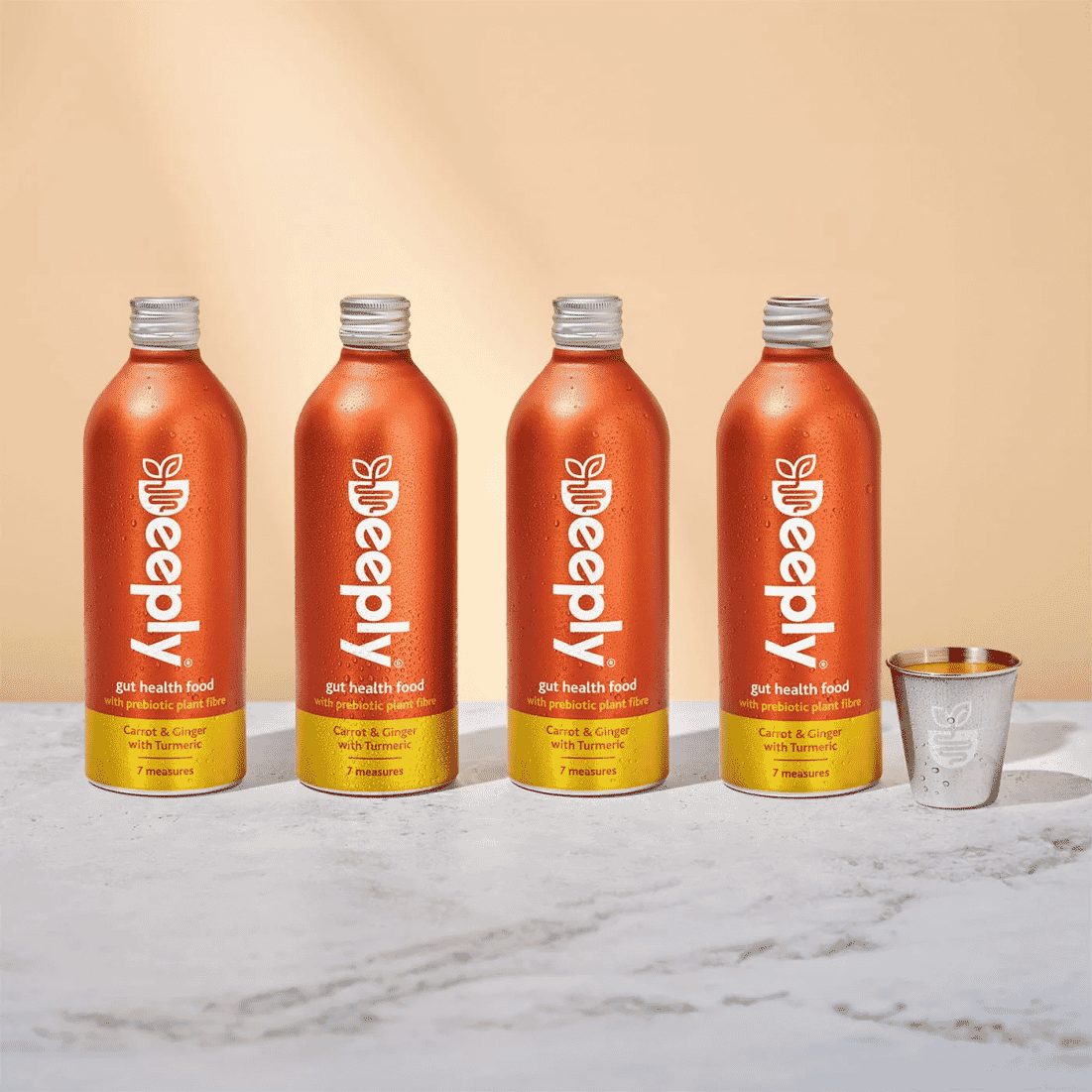 Gut Health Food Carrot & Ginger with Turmeric 4x455ml CASE