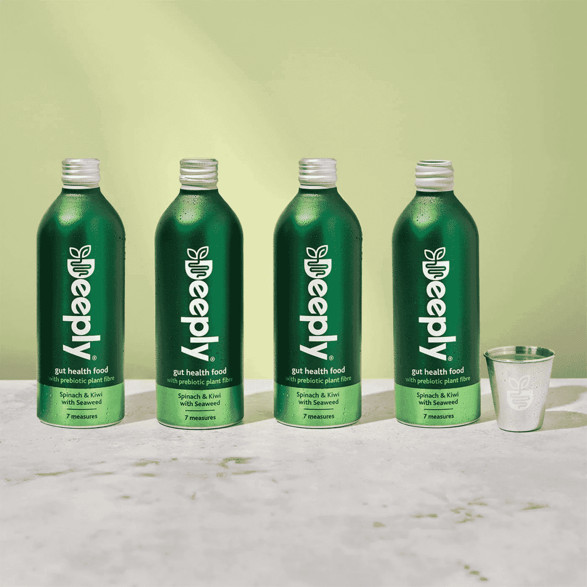Gut Health Food Spinach & Kiwi with Seaweed 4x455ml CASE