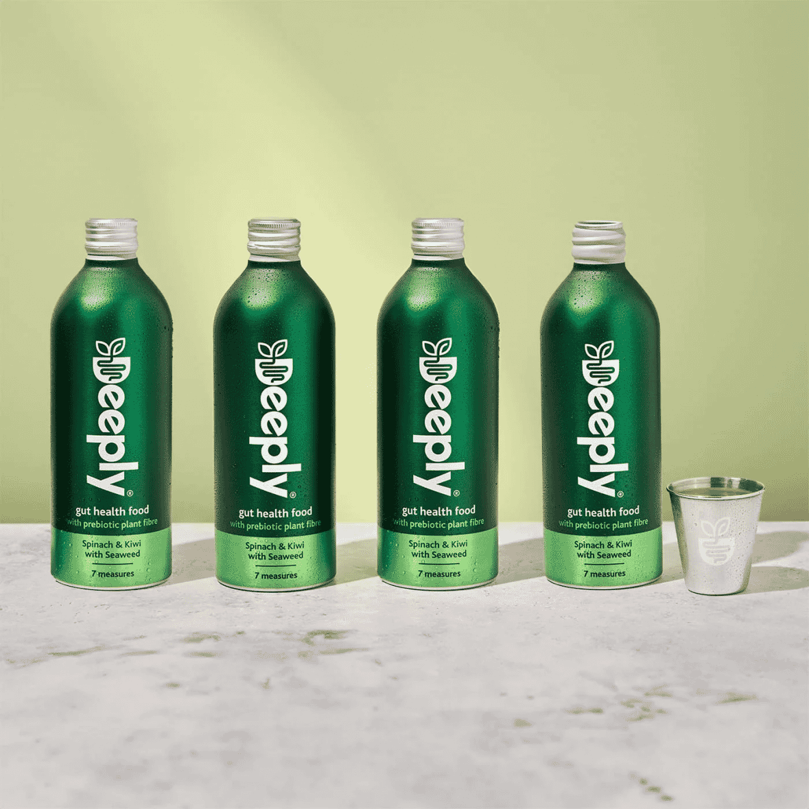 Gut Health Food Spinach & Kiwi with Seaweed 4x455ml CASE