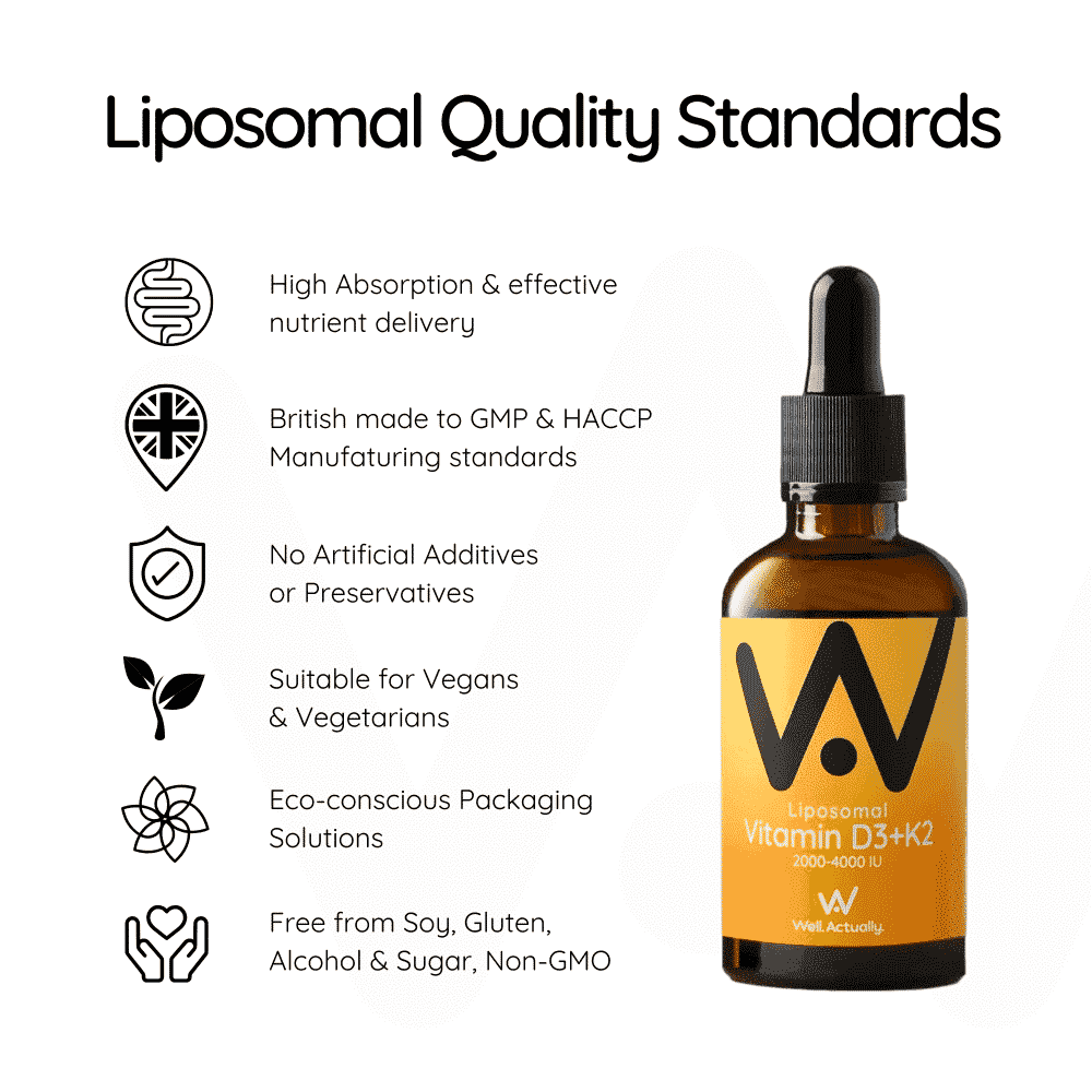 HA Liposomal D3+K2 2000-4000IU Orange & Mango Flavour 60ml