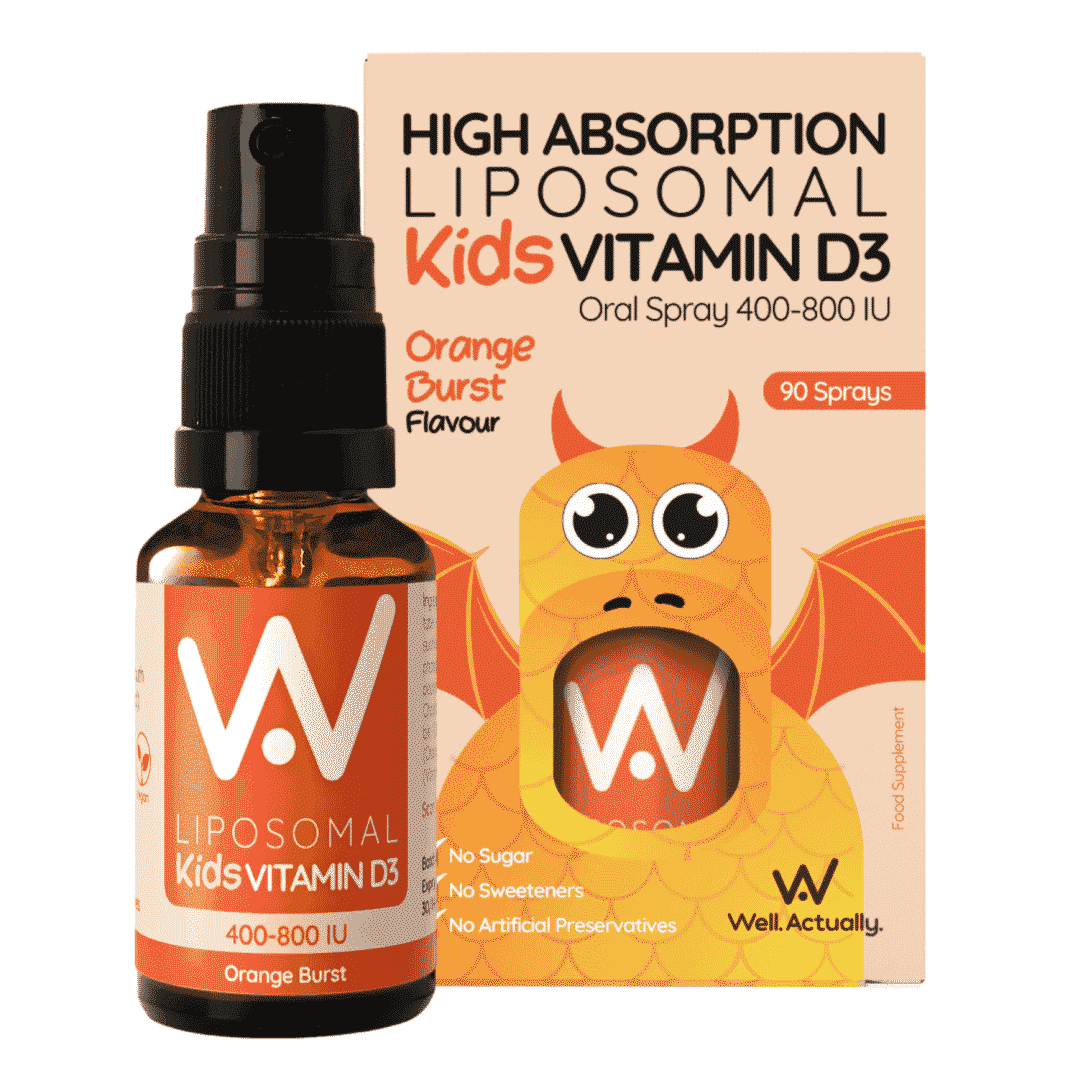 HA Liposomal Kids Vitamin D3 Oral Spray 400-800IU Orange Burst Flavour 15ml