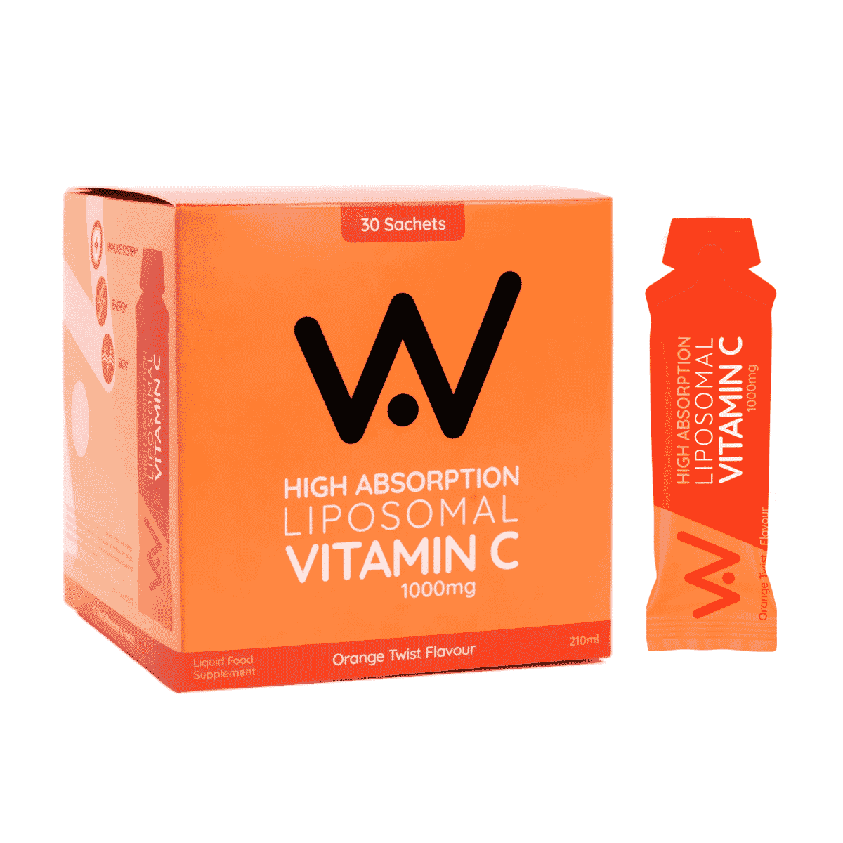 HA Liposomal Vitamin C 1000mg Orange Twist Flavour 30 Sachets