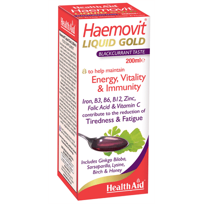Haemovit Liquid Gold Blackcurrant Taste 200ml