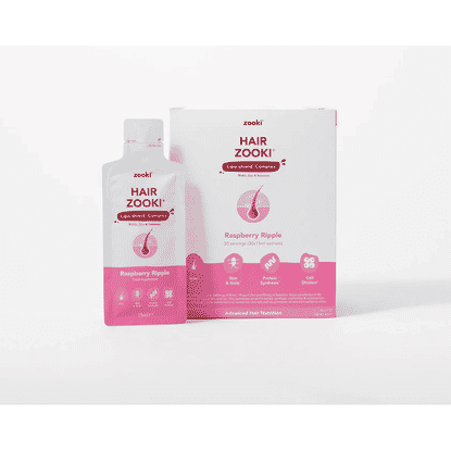 Hair Zooki Raspberry Ripple 30x15ml Sachets CASE