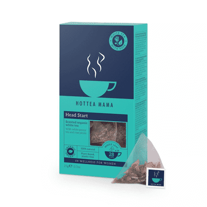 Head Start Scented Organic White Tea 28 Cups (x14 Teabags)