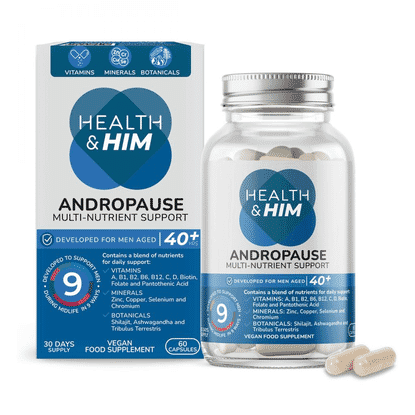 Health & Him Andropause 40+ Testosterone Support 60s