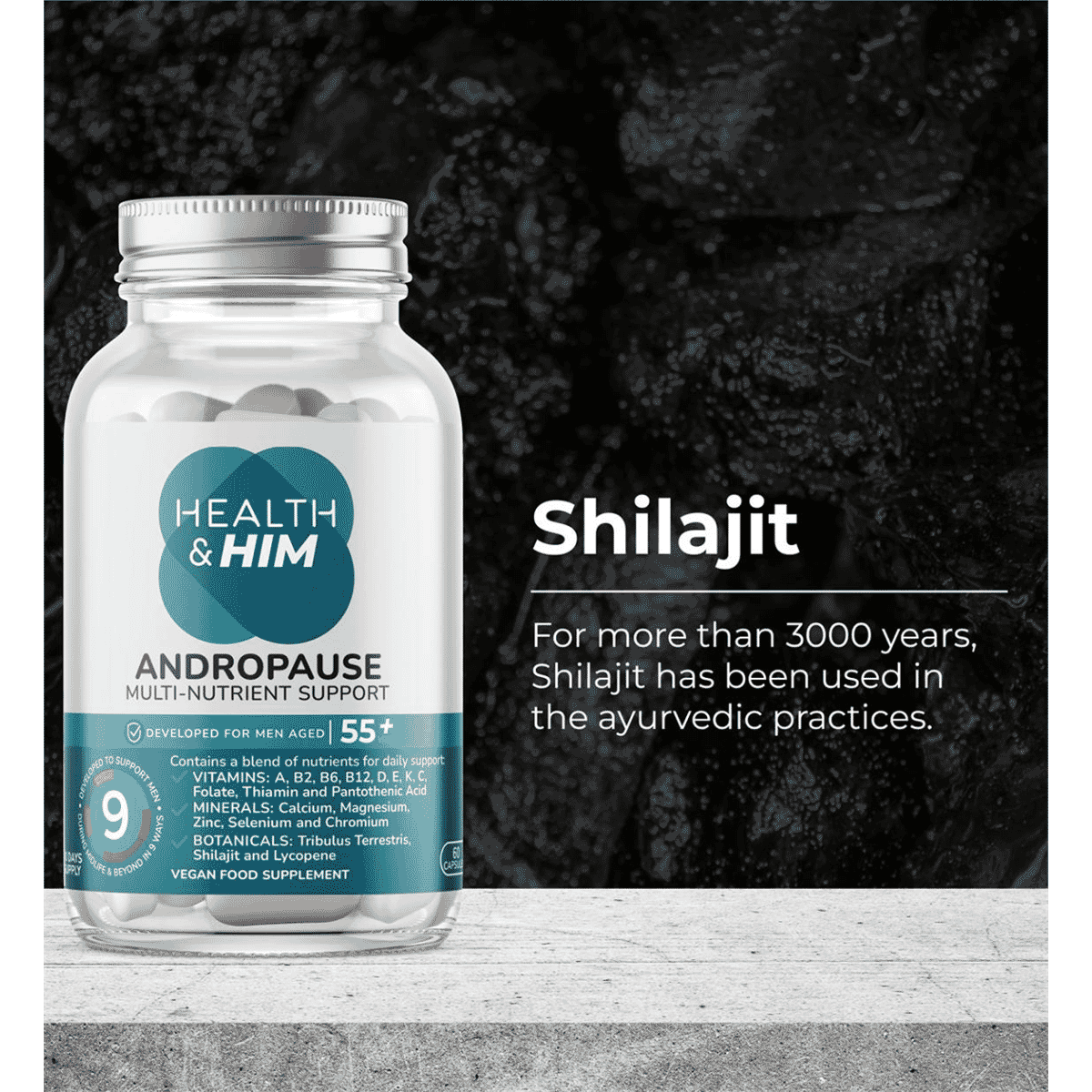 Health & Him Andropause 55+ Testosterone Support 60s