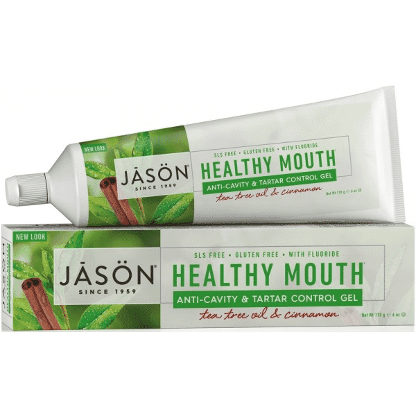 Healthy Mouth Anti-Cavity & Tartar Control Gel Tea Tree Oil & Cinnamon (With Fluoride) 170g