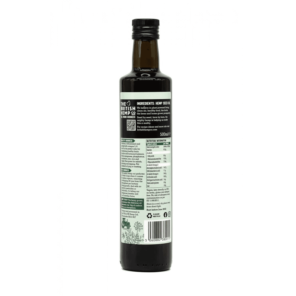 Hemp Seed Oil 500ml