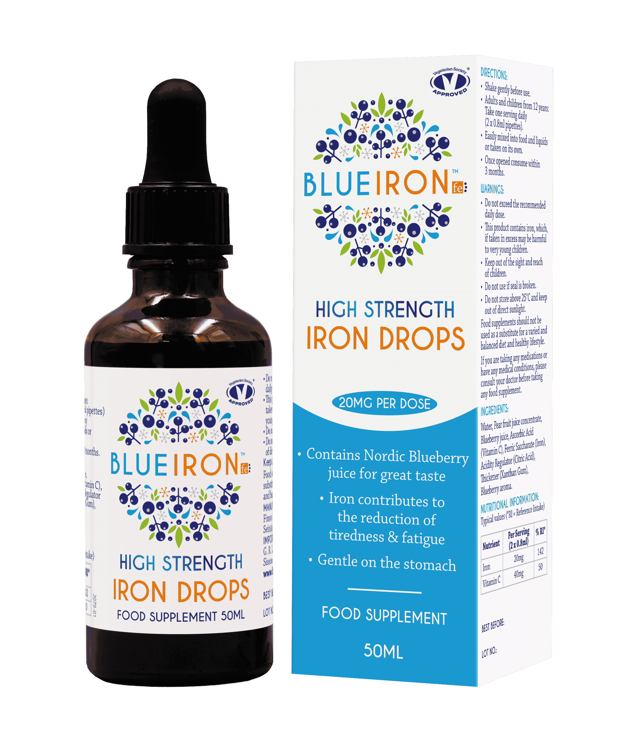 High Strength Iron Drops 50ml