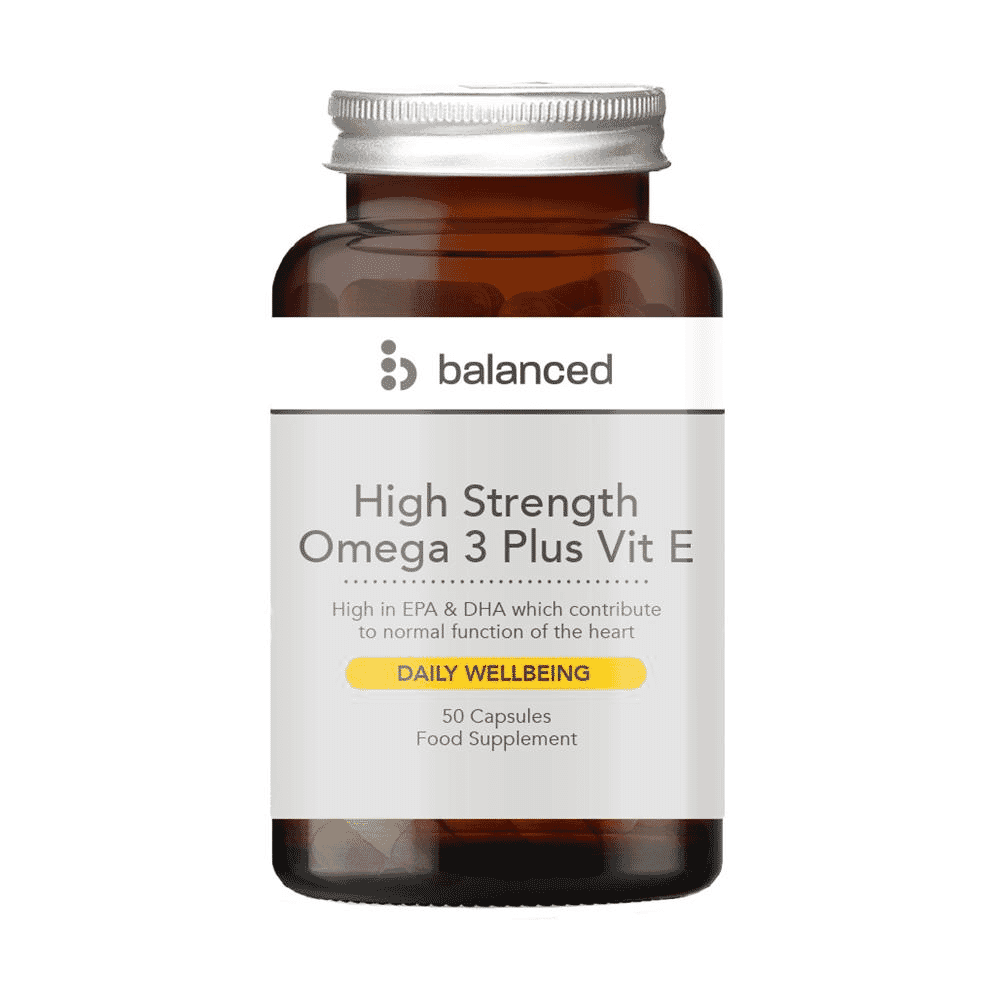 High Strength Omega 3 Plus Vit E 50s