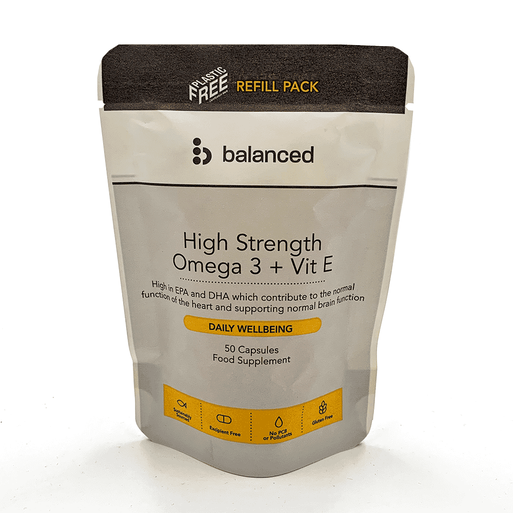 High Strength Omega 3 Plus Vit E (Refill Pack) 50s