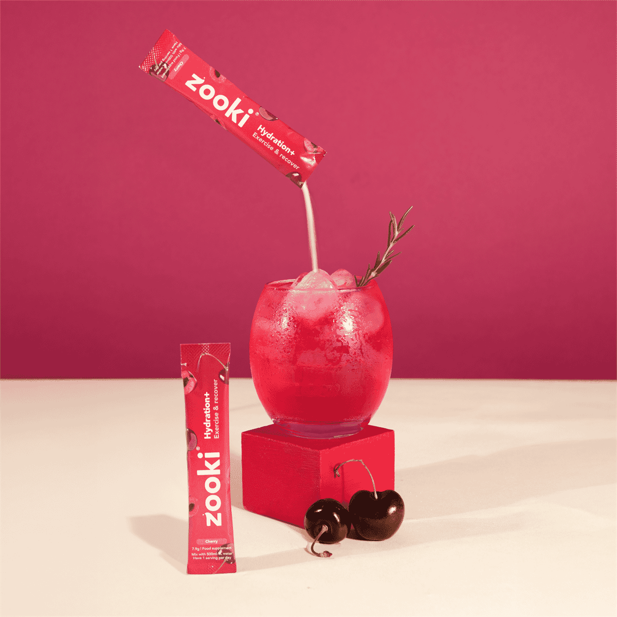 Hydration+ Exercise and Recover Cherry Flavour 30 Sachets