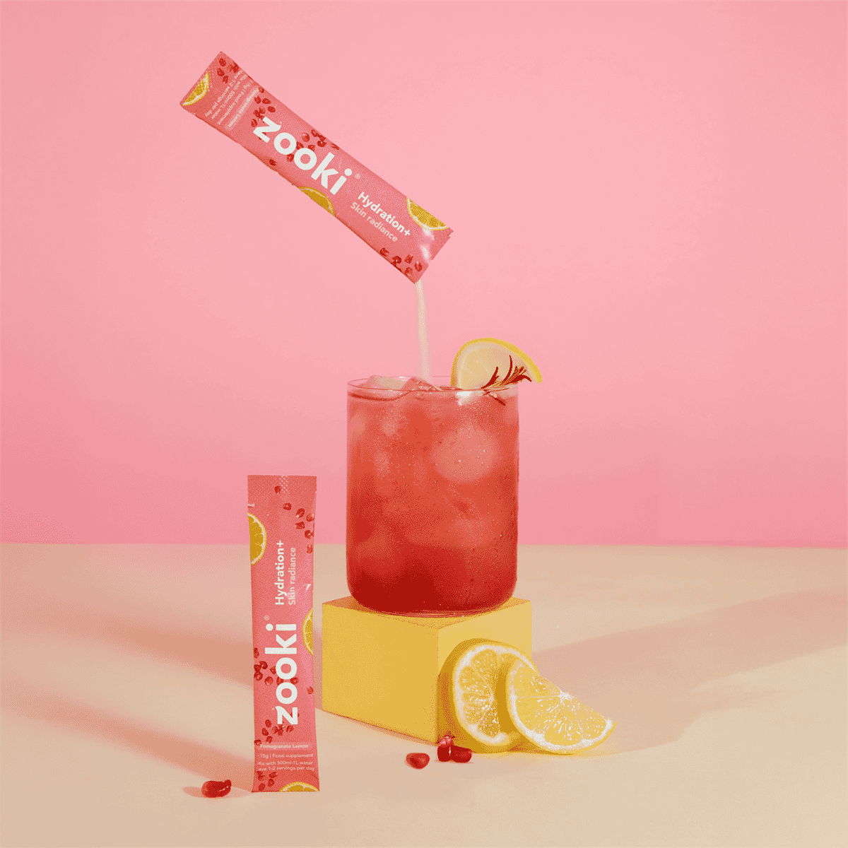 Hydration+ Skin Radiance Pomegranate Lemon Flavour 30 Sachets