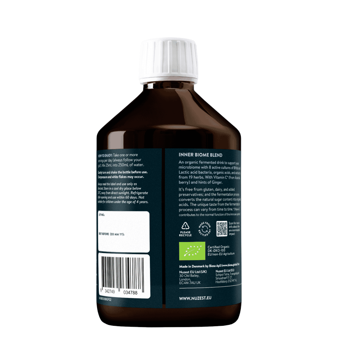 Inner Biome Blend Organic Ginger 500ml