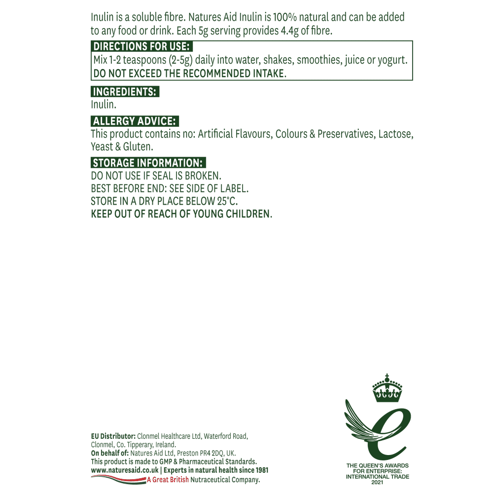 Inulin (100% Pure) with FOS 250g