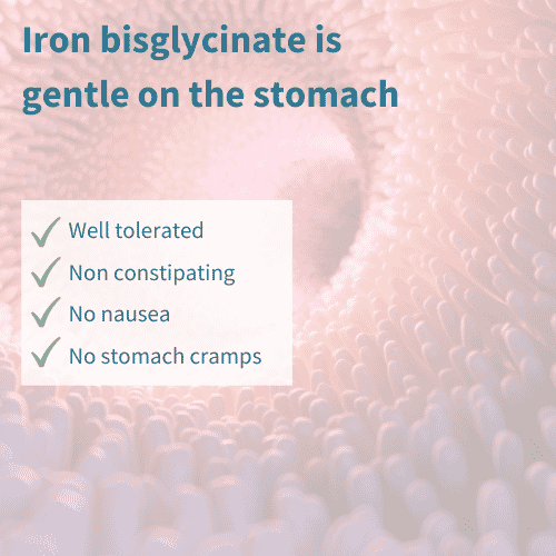 Iron Bisglycinate 20mg with Vitamin C 180s