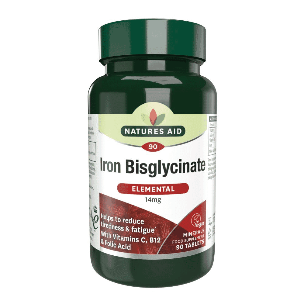 Iron Bisglycinate (Elemental) 14mg 90s