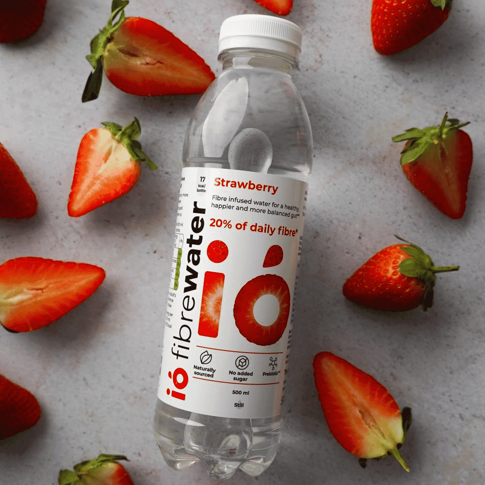 ió fibrewater Strawberry 500ml SINGLE