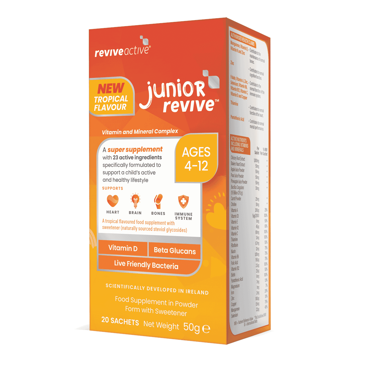 Junior Revive Tropical Flavour 20 Sachets
