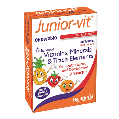 Junior-vit Chewable Tutti Frutti Flavour 30s
