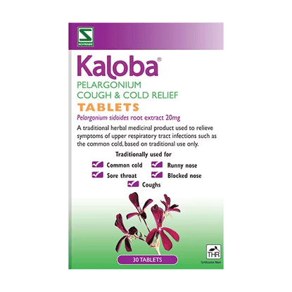 Kaloba Pelargonium Cough & Cold Relief Tablets 30s