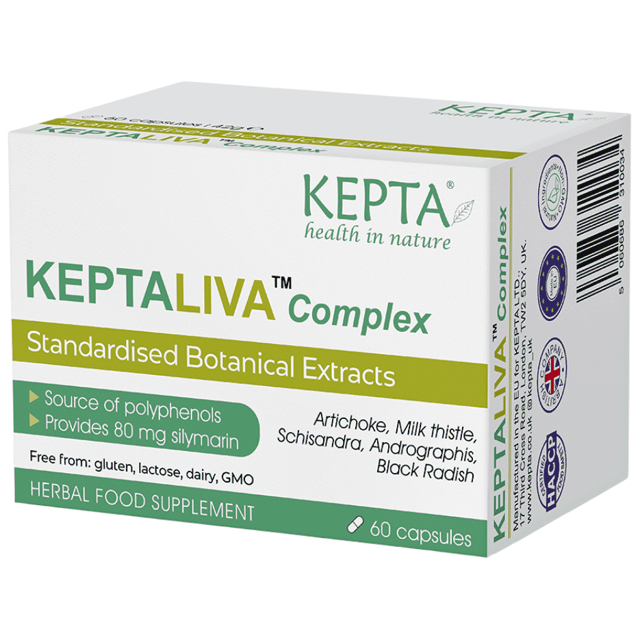 KEPTALIVA Complex Standardised Botanical Extracts 60s