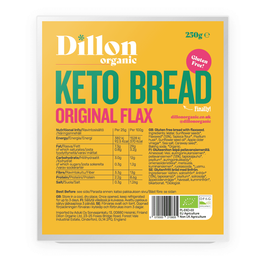 Keto Bread Original Flax 250g