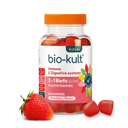 Kids 4+ 3 in 1 Biotic Blend Multivitamins Strawberry Flavour 30 Gummies