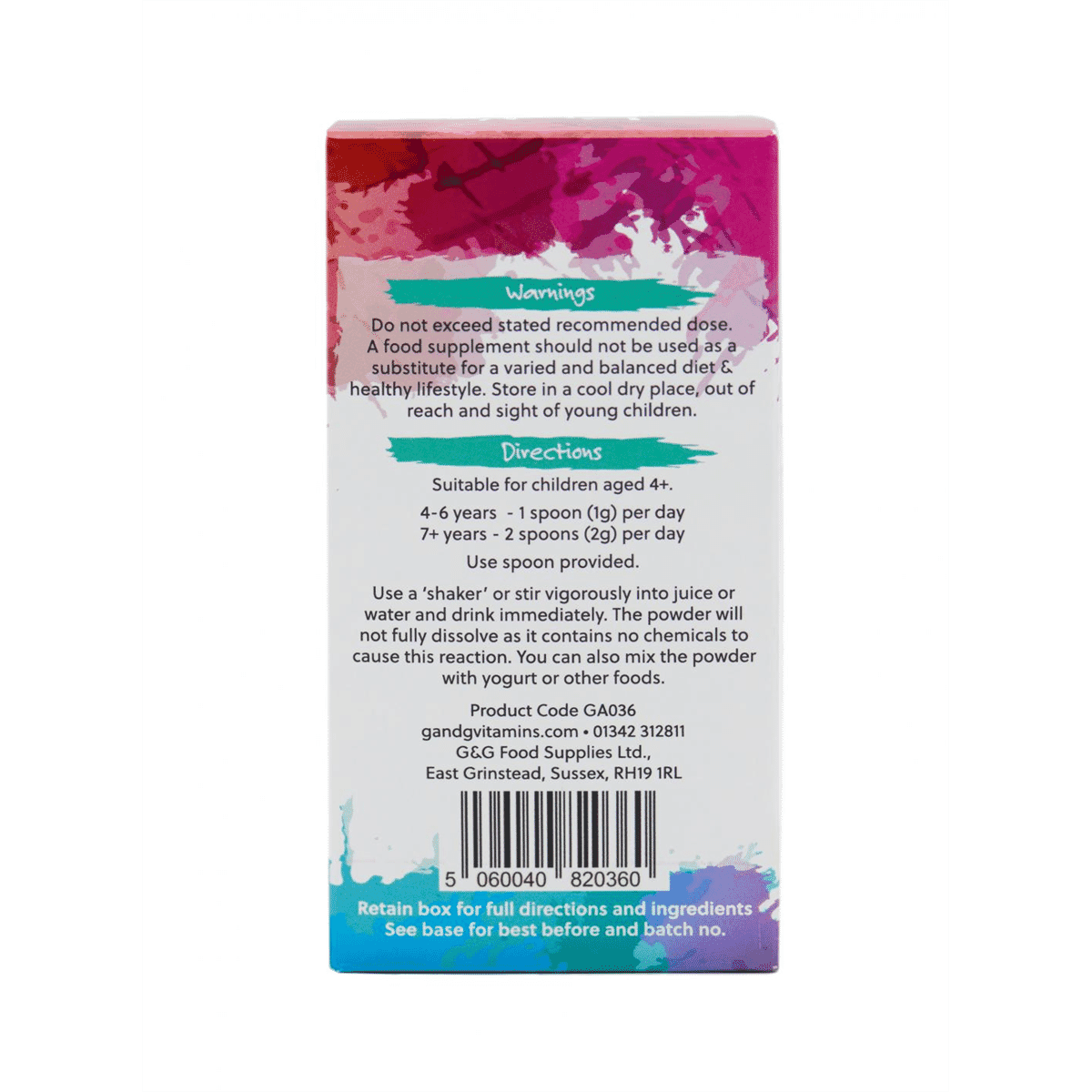 Kid's Rainbow Food 100g (Powder)