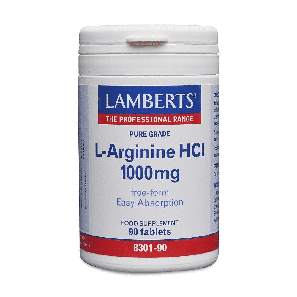 L-Arginine HCL 1000mg 90s