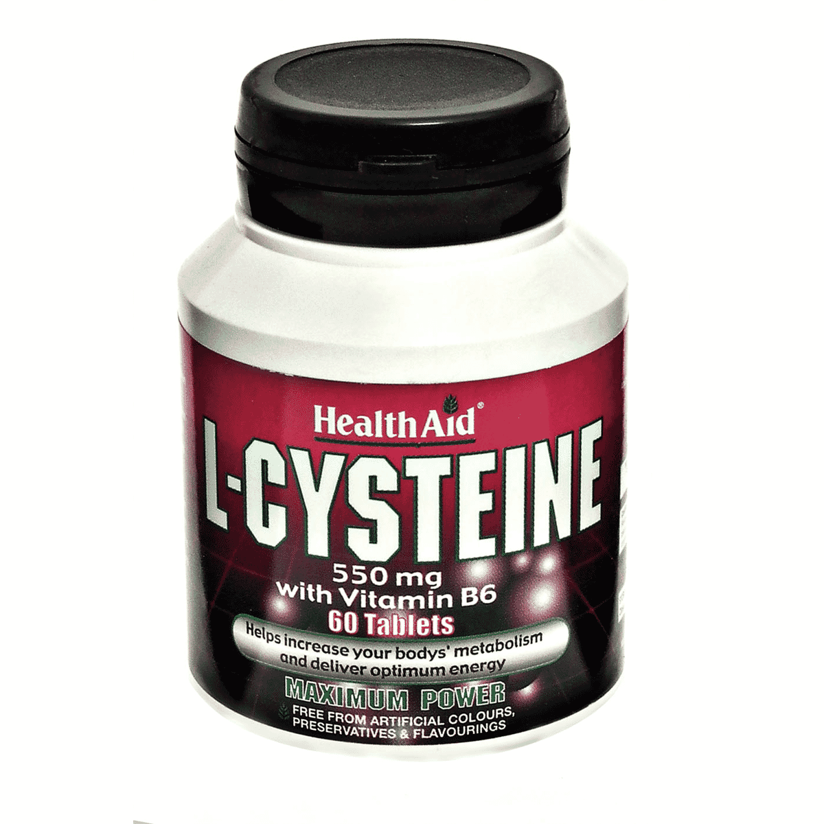 L-Cysteine 550mg with Vitamin B6  60s